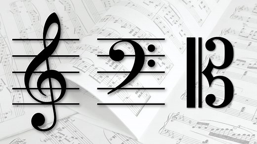 What are the clefs in music and how many actually are there?