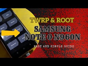 samsung note 9 N960N TWRP and ROOT install on android 10 new update