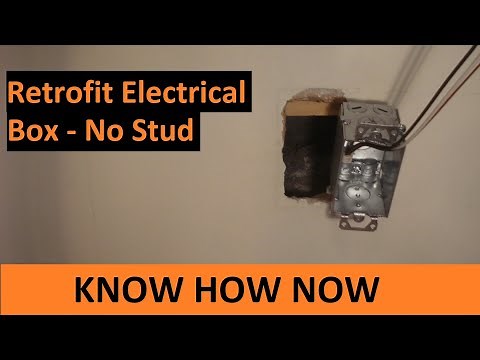 How to Install an Old Work Electrical Box - Retrofit