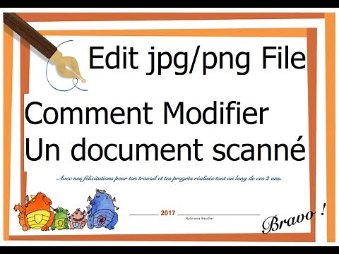 COMMENT MODIFIER UN FICHIER JPG OU PNG?
