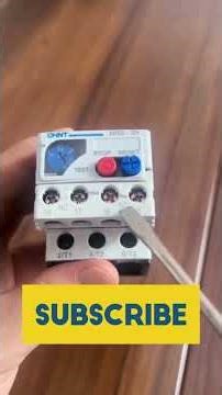 Overload Relay Explained in 30 Seconds ⚡ (Must-Know Safety Device)”