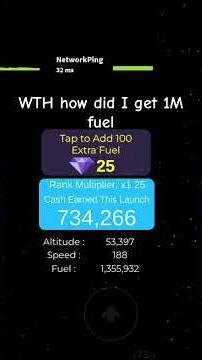 Dimension 1 in 3-2-1 blast off simulator