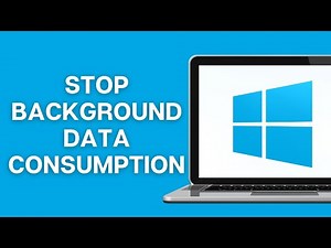 How to Stop Background Data Consumption on Windows