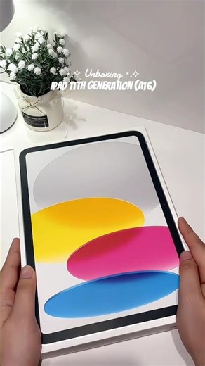 iPad A16 256GB Silver | Premium Unboxing Experience