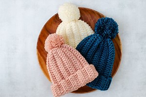 1 Hour Easy Crochet Hat Pattern   Video For Beginners