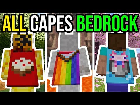 How To Get EVERY CAPE In Minecraft Bedrock!