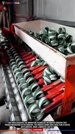 Innovation Technology Automatic Integrated Tape Machine: High-Speed Adhesive Tape Production #tech