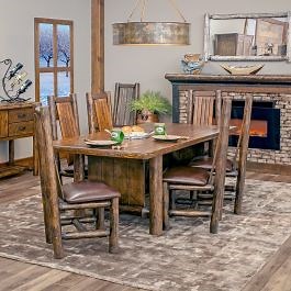 Olde Towne Rustic Log Dining Set
