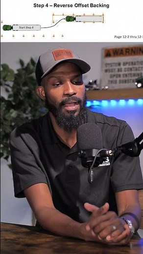 What is Reverse Offset Backing in CDL school skills test?