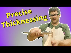 Hand Planing Wood - How to Thickness a Board
