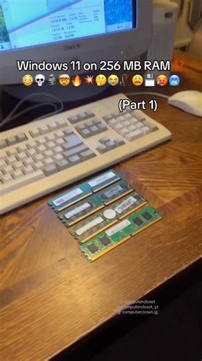 Caden Wolf on Instagram: "Windows 11 recognizes DDR2 😂💀🔥🗿🤯😳✅💯😎🥵🥶😹 #pc #computer #tech #windows"