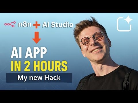 How I Built an AI YouTube Script App in 2 Hours (n8n + Google AI Studio)