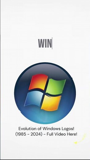 Evolution of Windows Logos! (1985 - 2024)