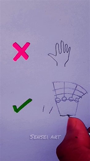 How to Draw Perfect Hand 🖐✏️