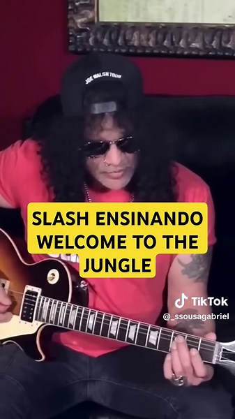 Slash Teaches 'Welcome to the Jungle' Guitar Techniques