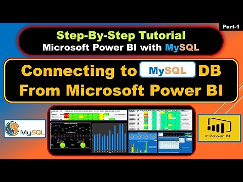 How to Connect Microsoft Power BI to MySQL Database and Pull Data