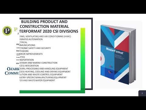 Design and Construction Process Part 2 CSI and MasterFormat