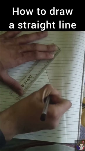 How to draw a straight line