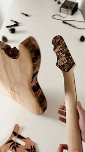 Woodburning artwork is complete & the guitar is now ready to be assembled. Once assembled with hardware and pickups, this pyrography s-style guitar titled ‘Electric’ will be available for anyone to purchase at www.hippienorth.com. This pyrography project has been in the works since July. I thought it would be a fun idea to burn an electric guitar and @trailblazerguitars just so happens to make them locally. With Trailblazer Guitars, I was able to customize the type of woods used throughout the g