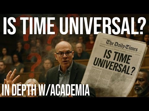 Is Time Universal? In depth with Academia