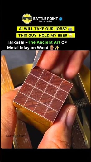 Tarkashi – The Ancient Art of Metal Inlay on Wood 🪵✨
