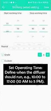Control Your Aroma Diffuser with the App | Full Setup & Scheduling Guide | Scent Marketing App
