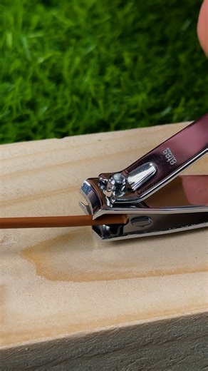 DIY nail clipper hack for wire stripping #wirestrip #diytools #handytips | Beamish DIY