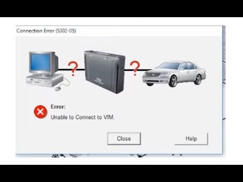 Toyota Techstream -Solution - Unable to Connect to VIM