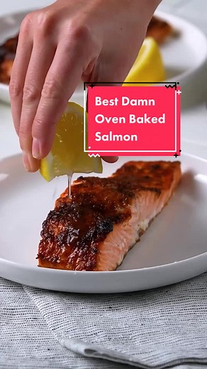 This easy recipe for oven baked salmon is absolutely one of the best you’ll ever make. Perfect for a quick meal any night of the week. Full recipe at RecipeTeacher.com #salmonrecipe #salmon #bakedsalmon #ovensalmon #easyrecipe #weeknightdinner #mealplanning #dinnerideas