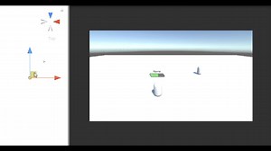 Scaling screen space UI elements that follow world space object based on proximity.