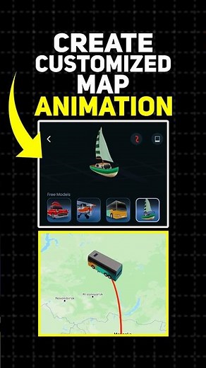 Create This Animated Travel Map Animation For Completely Free & Super Easy!