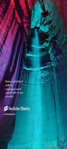 Journey deep inside Ruby Falls, the tallest known underground waterfall open to public