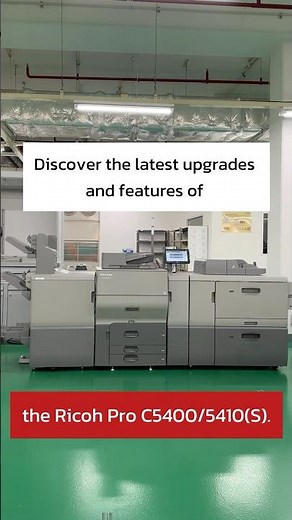 🔥 IMPROVEMENTS! Ricoh Pro C5400 Series is ready.