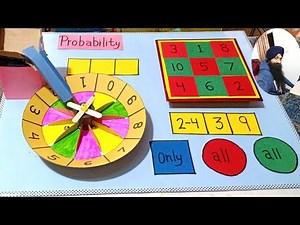 Probability working model || probility math game || probability and statistics working model