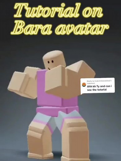 How to Create Bara Style Roblox Avatars: Tutorial