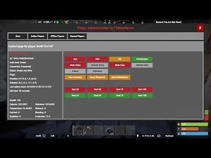 Rust player administration plugin
