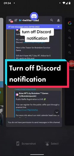 how to turn off Discord notification on your mobile. #discord #diwcordnotification #mobilediscordnotification #howtotuenoffdiscordnotification #nftdiscord #discordhacks @surfsnappers
