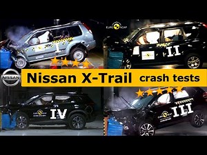 Nissan X-Trail Crash Test (1 2 3 4 ) all generations (Euro NCAP)