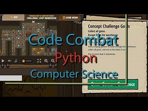 Code Combat Loop Warehouse Challenge - Python Tutorial with Solution