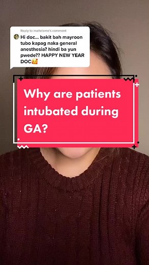 Reply to @matteleme General anesthesia #tiktoku #doctor #medicine