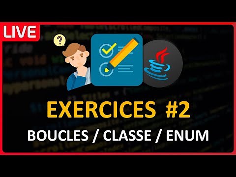 🔴 LIVE - On corrige des EXERCICES de POO #2 - Apprendre Java
