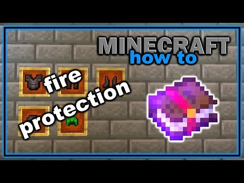 How to Get and Use Fire Protection Enchantment in Minecraft! | Easy Minecraft Tutorial