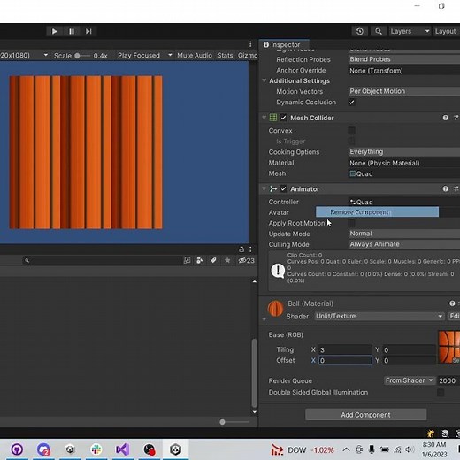 How to Make a Scrolling Texture in Unity (For Backgrounds and Whatnot)