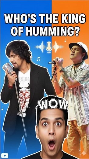 Who is The Real Humming King 👑 | Zubeen Garg vs Sonu Nigam | Best Humming Singer Ever! #shorts