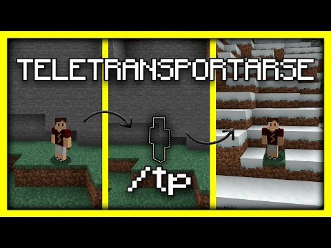 APRENDE A USAR EL /tp | MINECRAFT 1.19.1 | Comandos para Principiantes #1