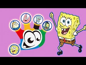 Spongebob Squarepants Finger Family Nursery Rhymes Lyrics - Finger Family ABC