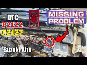 How To Fix Car P2122, P2127 Code: Throttle / Pedal Position Sensor / Switch “D”and“E” Circuit Low