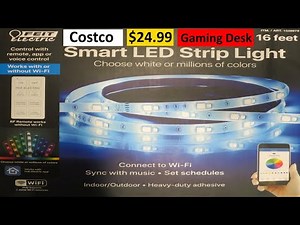 Feit Electric Smart LED Strip LIght Review Costco