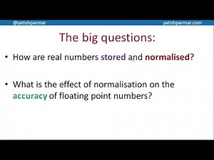 Normalising floating point numbers - A Level Computer Science