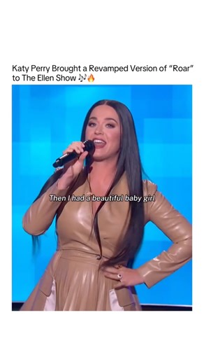 Katy Perry brought a revamped version of “Roar” 🫶